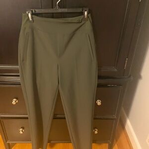 Athleta Green Straight Leg Pants